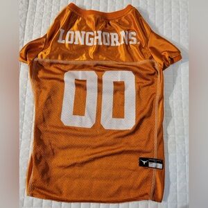 🏈Pets First Texas Longhorns Dog Mesh Jersey Sz XL UT Hook ‘Em Horns Festive Fun